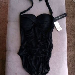 NWT La Blanca One-Piece Retro Style Swimsuit